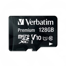 Verbatim 128GB microSDHC C10/U1+ adapter