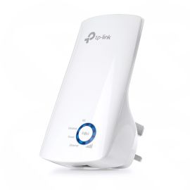TP-LINK (TL-WA850RE) 300Mbps Wall-Plug Wifi Range Extender, 1 LAN