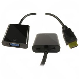 HDMI (Source) to VGA (Display) Adaptor + Audio & USB Power Convertor HDMI-HSV03