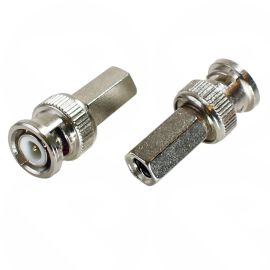 CCTV-BNC Screw ON Video Connectors (Male RG59 BNC)