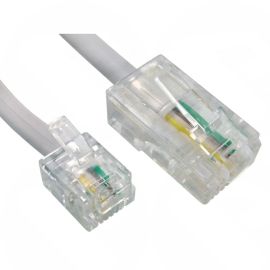 3m RJ45 to RJ 11 (Ethernet to BT Modem connection) White Cable 88BTRJ-003