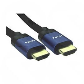 1m Ultra High Speed 8K HDMI 28AWG Blue Aluminium Hood Cable- CDLHD8K-01BL