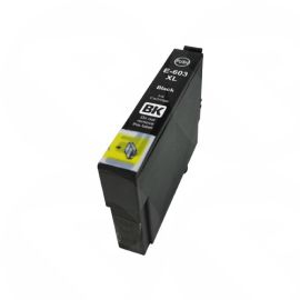 Compatible E-603XLBK - BLACK Ink for XP-2100, xp-2105, xp-3100, xp-3105, xp-4100, xp-4105, XP-4150, WF-2810DWF, WF-2830DWF, WF-2835DWF, WF-2850DWF, WF-2870DWF, XP-2150, XP-2155, XP-3155, XP-4155, WF-2820DWF, WF-2840DWF, WF-2845DWF Printers 18.2ML