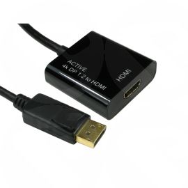NewLink 15cm DisplayPort V1.2 to HDMI Adapter, 4K (Active) : NLDP-HDMI