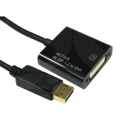 NEWlink DisplayPort V1.2 to DVI-D Adapter, 4k (Active) Converter Cable, 12.7cm NLDP-DVI-D