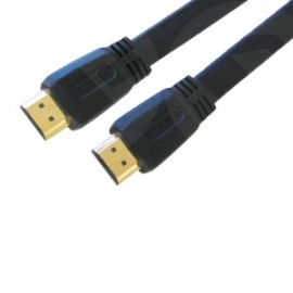 10Mtr Black HDMI Male - Male Flat Cable 1.4