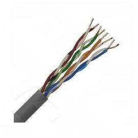 LMS DATA CAT6 U/UTP Ethernet Internal Cable, Solid Copper, 305m, Grey, Boxed Drum C6-305-U