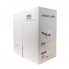 LMS DATA CAT6 U/UTP LSOH/LSZH  Ethernet Cable, Solid Low Smoke Zero Halogen, 305m, PURPLE , Boxed Drum CABLE-C6-LSOH