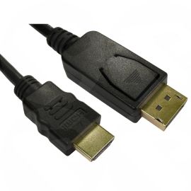 1M DisplayPort Male (Source) to to HDMI Male ( Display) Cable HDHDPORT-005-M