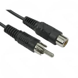 3M 1 x RCA Male TO 1 X RCA Female Nickel Audio Extension Cable 1RR-103