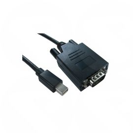 2M Mini Display Port Male - to VGA Male Cable Black - HDMINIDP-VGA-2M