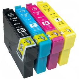 E-502XL FULL SET of Ink Cartridges for Expession Home XP-5100/ XP-5105/ WorkForce WF-2860DWF/ WF-2865DWF 14ml/18.2ml