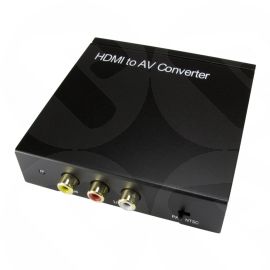 HDMI (source) TO AV COMPOSITE CONVERTOR - HDMI TO Analoge composite video and R/L Audio signal 