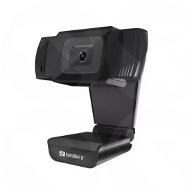 Sandberg USB Webcam Saver, HD 480P, Mic, Auto Light Correction, 30° Rotatable, 5 Year Warranty