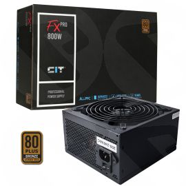 CIT 800W FX Pro 14cm Fan APFC Bronze 80 Plus ATX power Supply