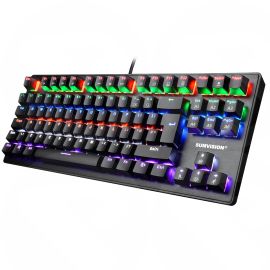 Sumvision Acies Mechanical Keyboard RGB, 22 LED Light Modes, Anti Ghosting, 365 x 141x 38.6mm