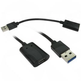 15cm Standard 'A' Male USB3.1 to Type-C Female  9mAh, 5G Cable USB3C-951REV