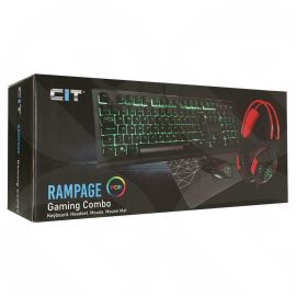 CiT Rampage Keyboard, Mouse, and Headset Combo Set