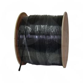 CCA - UTP CAT 5E Solid BLACK  EXTERNAL PVC CABLE, DRUM - 305M (RJ45) 