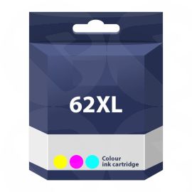 Compatible H-62XLCL  (C2P07AE) High Yield Tri-Colour Inkjet Print Cartridge for HP Envy 5540/5541/5542/5544/5546/5548/5640/5642/5644/5646/5660/6565/7640/7643/7645/8000/8005/Officejet 200 Mobile/250 Mobile/5740/5742/5744/5745/5746/8040/8045 