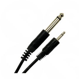 3M Audio 6.35mm Jack to 3.5mm Jack Mono Cable 2M6M3-003