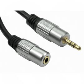  High Quality Audio 1M 3.5mm Stereo Extension Cable - Gold Connectors (Retail Packed) NL2TTMF-101
