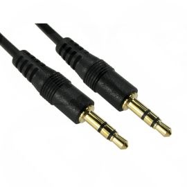 TRS or Tip Ring Sleeve Gold Tip Audio 1.8m 3.5mm Stereo Cable (Retail Bagged) PKSTMM-02