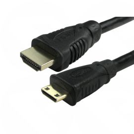 1M HDMI CABLE MINI HDMI MALE - 19 PIN MALE HDMI STANDARD CDLHD-201
