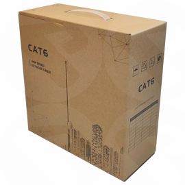 CAT6 100M UTP CABLE REEL Black CCA