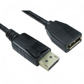 5MTR DISPLAY PORT Male-Female Extension cable ,BLACK + GOLD CONNECTORS CDLDPMF-405