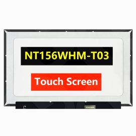 15.6 Inch HD NON-IPS LED Gloss 350mm ON CELL TOUCH Screen 40 Pin EDP connector NO Brackets , NT156WHM.T03 
