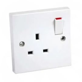 Powerplus 1029,  13A, 1 Gang Switch Socket