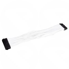 Silverstone Motherboard 24Pin Ext White Sleeved Cable 30cm