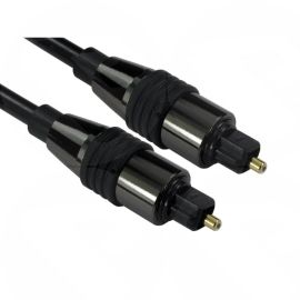 5MTR DIGITAL AUDIO TOSLINK CABLE - METAL - GOLD 4OPT-105