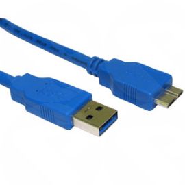 75cm USB 3.0 Type-A Male to 10pin (Micro B) Type-B Male Blue Cable  USB-MICROSRT-BLUE
