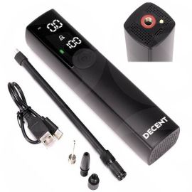 DECENT Portable Smart Tyre Inflator (USB C Rechargable) Pump