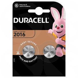 Duracell CR 2016 3V Lithium Batteries twin pack