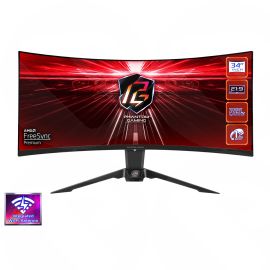 Asrock PG34WQ15R2B 34 Inch CURVED GAMING MONITOR, WQHD, 165HZ, 1 MS, HDR400