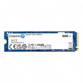 Kingston 500GB NV3 M.2 NVMe Gen4 SSD, M.2 2280, PCIe4, R/W 5000/3000 MB/s