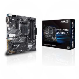 ASUS Prime A520M-A II/CSM AMD A520 Socket AM4 Micro-ATX Motherboard