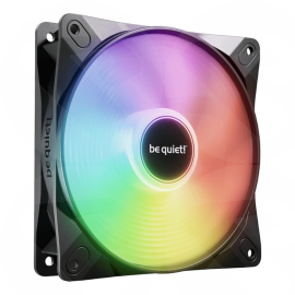 120mm be quiet! Light Wings LX, Black, 7 Blade, Upto 1600RPM, Upto 51.5 CFM Airflow, 25.5dB Max, 4-Pin PWM