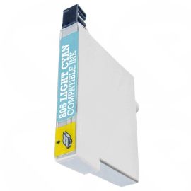 Compatible Epson Hummingbird (T0805) Light Cyan Inkjet Cartridge for Epson R285, R265, R360, RX560