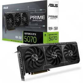 Asus PRIME RTX5070, PCIe5, 12GB DDR7, HDMI, 3 DP, 2542MHz Clock, Compact SFF-Ready