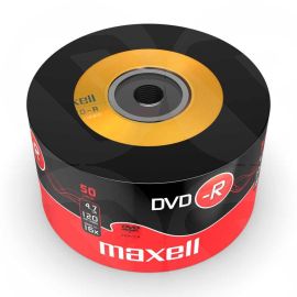 Maxell 16x Speed DVD-R Blank DVDs, shrink wrapped 50 Pack Spindle -  275732