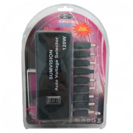 Sumvision 120W Universal Laptop Charger Adapter Auto Voltage Selector 15-24V