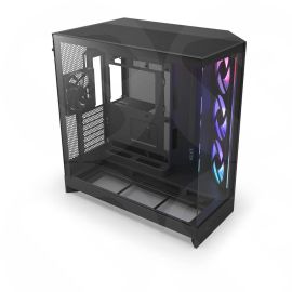 NZXT H9 Air Flow (2025) Large Dual-Chamber Black RGB Mid Tower Case