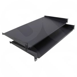19 inch 250mm deep cantilever shelf for rack case 2 pack