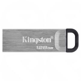 Kingston 128GB DataTraveler Kyson USB 3.2 Gen1 Memory Pen, Metal Capless Design, R/W 200/60 MB/s