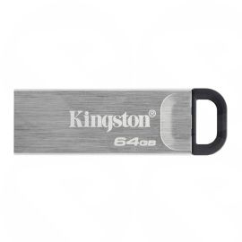 Kingston 64GB DataTraveler Kyson USB 3.2 Gen1 Memory Pen, Metal Capless Design, R/W 200/60 MB/s