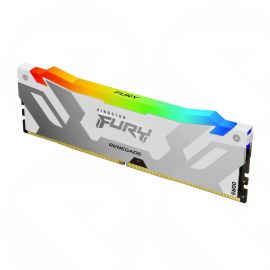 Kingston Fury Renegade RGB 32GB, DDR5, 6400MHz, CL32, 1.4V, ECC, XMP 3.0, PMIC, DIMM Memory, White (single stick)
